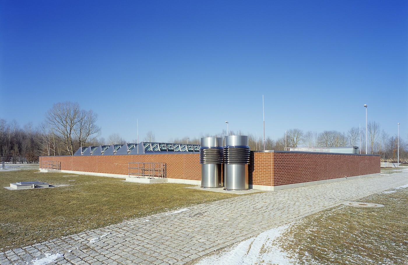 Abwasserdesinfektion Klärwerk II Gut Marienhof | Ackermann Architekten BDA